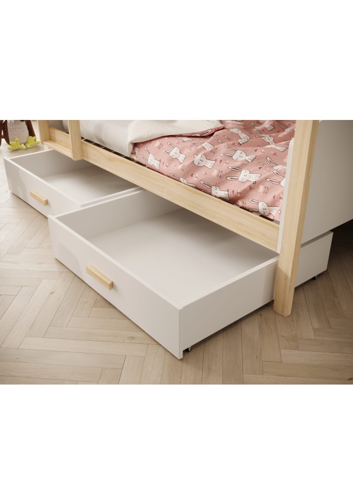 ДЕТСКИ КРЕВЕТ НА СПРАТ ЈОРИ СО ДУШЕК БОР