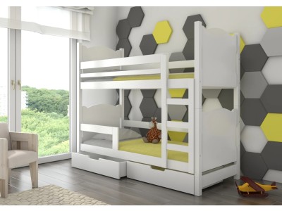 ДЕТСКИ КРЕВЕТ НА СПРАТ МАРАБА СО ДУШЕК БЕЛА