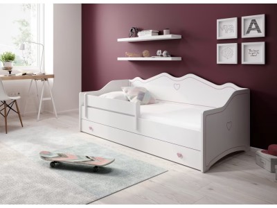 ДЕТСКИ КРЕВЕТ ЕМКА СО ДУШЕК РОЗЕВА