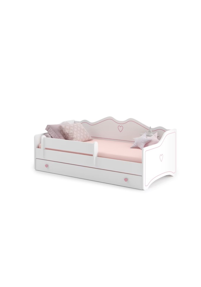 ДЕТСКИ КРЕВЕТ ЕМКА СО ДУШЕК РОЗЕВА